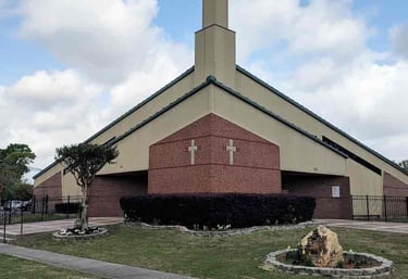 Sickle Cell Disease Association of EscaRosa: image on a church