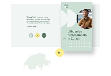 Visuell identitets eksempel – Zurilit: helhetlig visuell profil tilpasset ulike formater