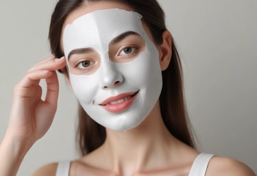facial masks for cosmetic applications