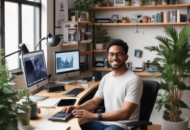 a man riding a skateboard down the side of a ramp