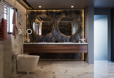 master bathroom design layout