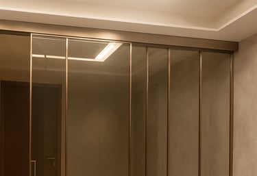Telescopic sliding doors