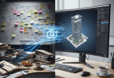 Passage du chaos papier à la rigueur de la maquette numérique BIM.