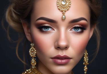 makeup brush beside palette