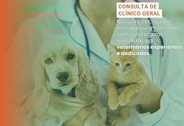 Clínica Geral Veterinária é na Lucky Vet, Pet Shop e Clínica Vererinária na Zona Norte de São Paulo