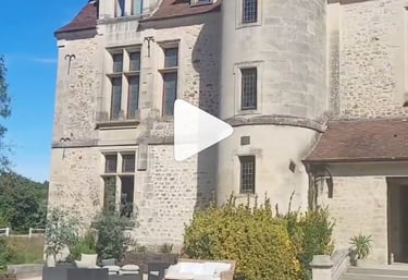 Wedding at Pontarmé castle, Oise, near Paris, France