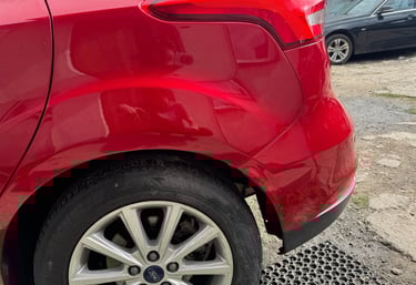 polakierowany pojazd