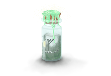 Botella de intencion magica