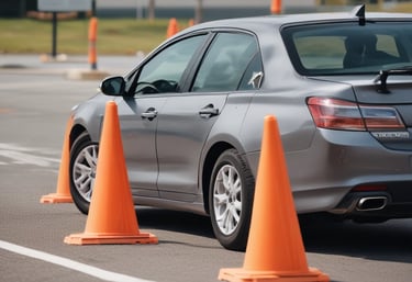 a man in a white helmet and a man in a blue suit