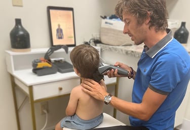Franklin chiropractor using Insight scans to find stress in children