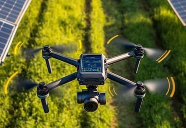 solar thermography drone