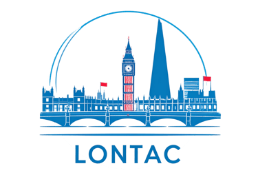 symbol of LONTAC conference, London Skyline