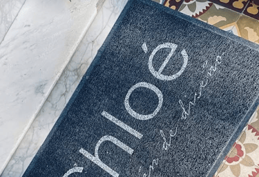 Felpudo-personalizado-logo-gastronomia-bazar-chloe