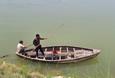 fishermen of the Mohana River