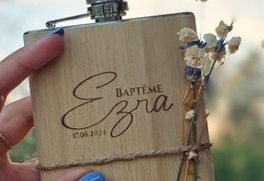 fiole gravure personnalisée