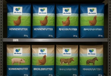 a display of a variety of different types of food