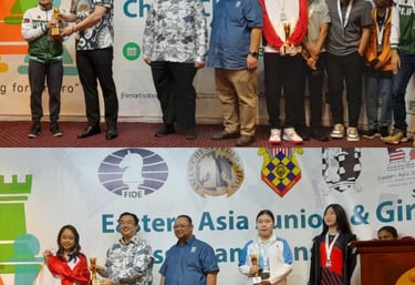 Eastern Asian Juniors And Girls Chess Championship 2023, IM Quizon Daniel, WFM Singgih Diajeng