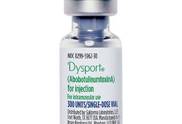 a bottle of dysporte dysporte