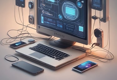 MacBook Pro on white surface