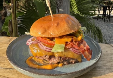 Burger Restaurant et bar Les Jardins de Beo à Canet-en-Roussillon