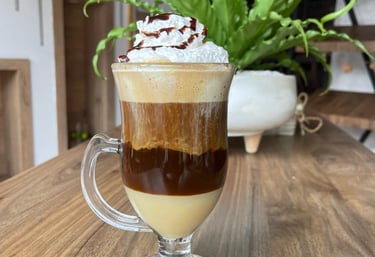 Capuccino,  Café San Gabriel, Restaurante Guanapalo Quimbaya Quindio