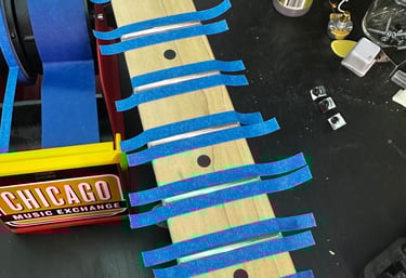 Fret Dressing Fret Polishing Fret Leveling