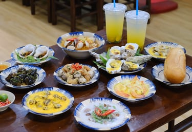 Món ngon tại Ốc Dì Toàn