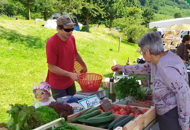 Marché en plein air