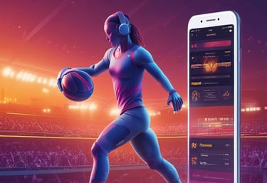 A vibrant graphic showcasing Viaseries Premier's digital platform.