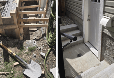 Separate entrance with enhanced egress and increased natural light