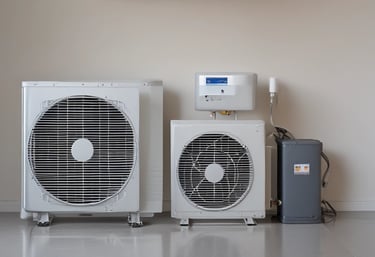A modern energy-efficient pumping system in operation.