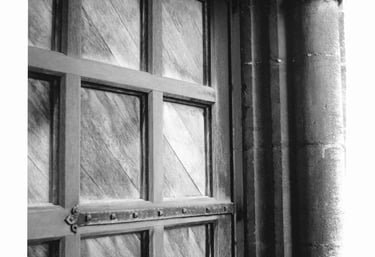 Picture of wooden entrance door. Creator: Slawek Dejneka