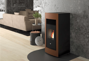 котел на пелети с водна риза и циркулационна помпа