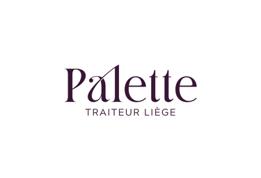 Palette - traiteur Liège - identité visuelle par Soleado studio