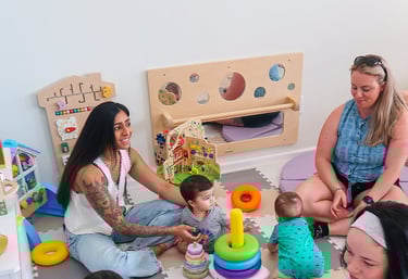 dedicated toddler play area