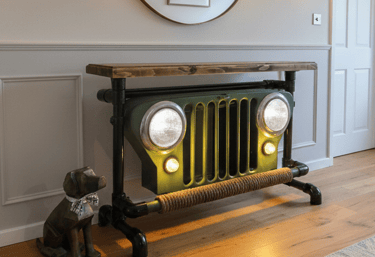 kelpieskeep.co.uk Willy's Jeep console table