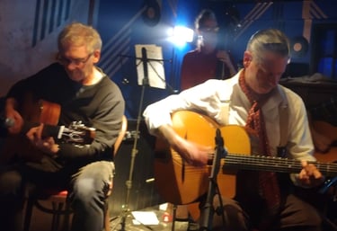 Paul Paterson and John Carnie of Celtic Django Project