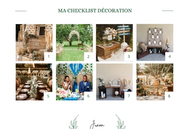 ma checklist décoration