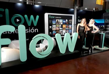 cartel corporeo  stand flow la rural 