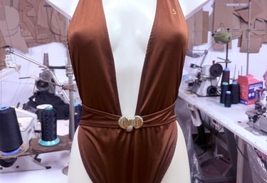 a mannequine of a woman's bodysuit