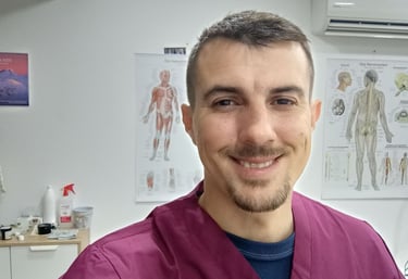 Кинезитерапевт Антон Златанчев  в масажно студио Goldmann Therapy 