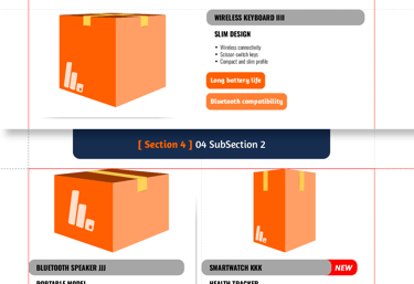 Montage of a page that show the two internal layouts of AGL.