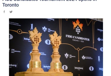 FIDE Chess FIDE Candidates Tournament 2024 Toronto Canada Chess