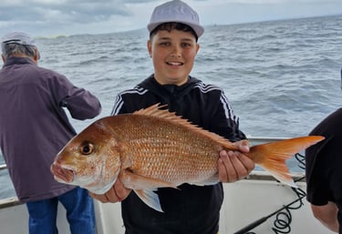 Any age can fish with Riko Boat Charters