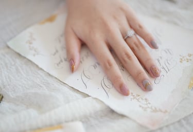 wedding nail art design, kursus nail gel Bali