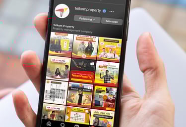 telkomproperty social media content design by emitr