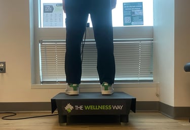 Use of other therapies offered like a Vibration massage plate