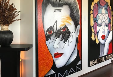 I Am One Art Gallery Big Portraits on The Wall by Maya Britan 