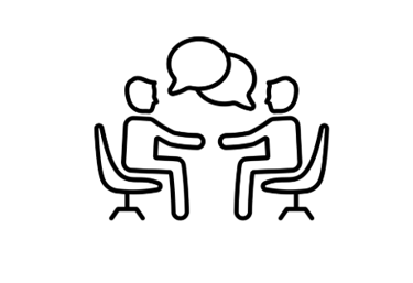 Icon for expert interview coaching – 1 on 1 PhD mentor guidance on interview answers and non verbal 