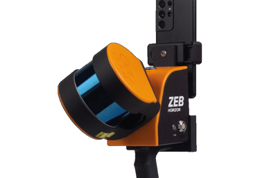 GeoSLAM ZEB Horizon: Handheld 3D scanner for rapid spatial mapping.